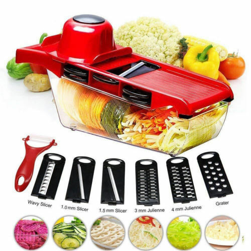 Yosoo 7in1 Mandoline Slicer Vegetable Food Slicer Kitchen Chopper Cutter Friut Tomato